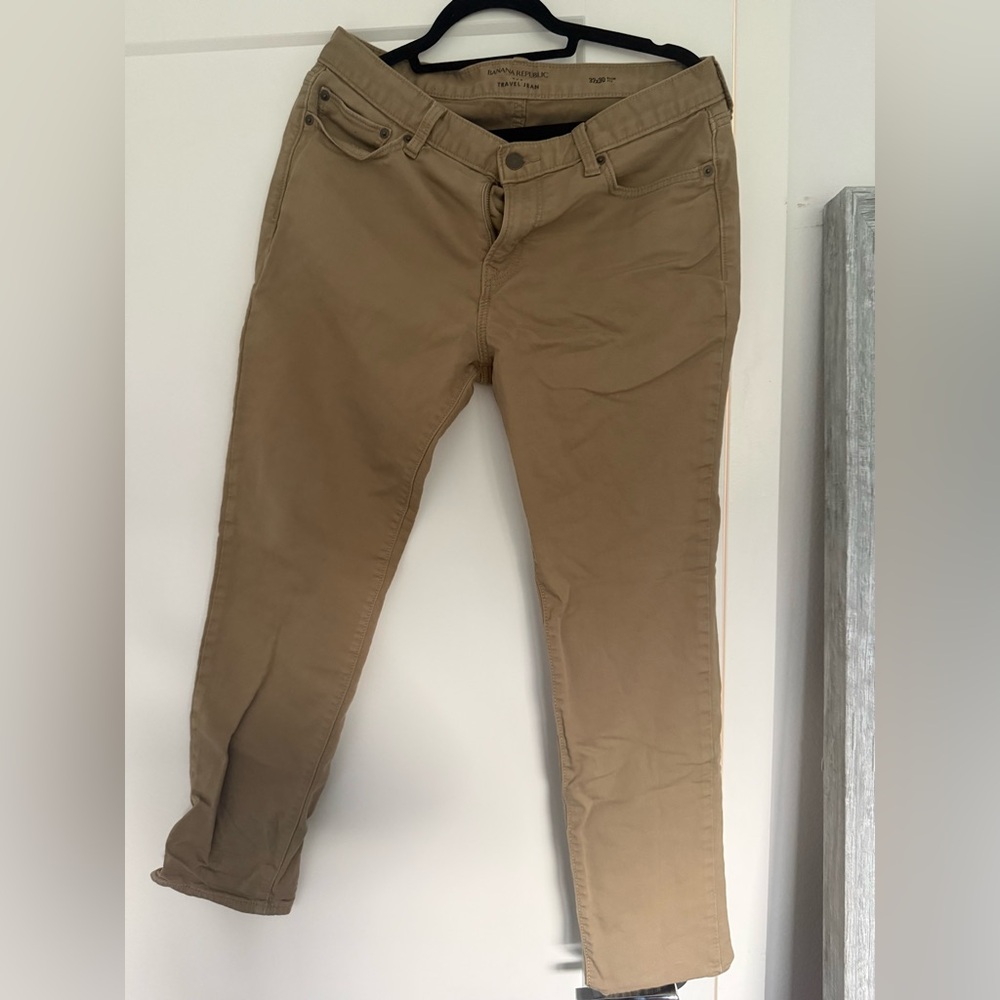 Banana Republic Khaki Travel Jeans